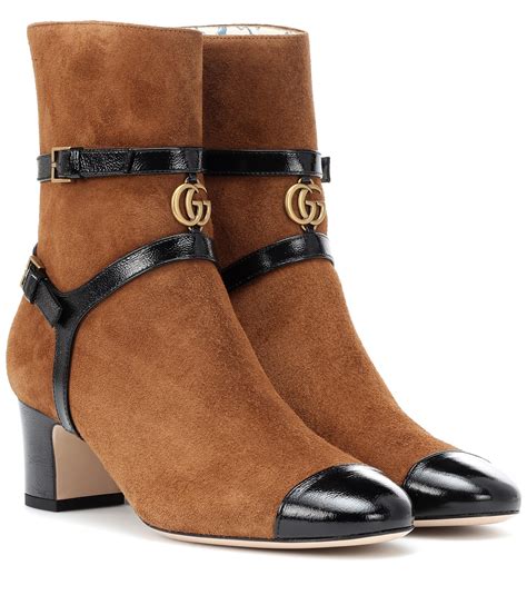 fake gucci ankle boots|gucci ankle boots suede.